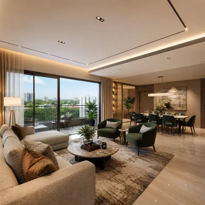 Abhee Bellary Road living room Abhee Bellary Road living room